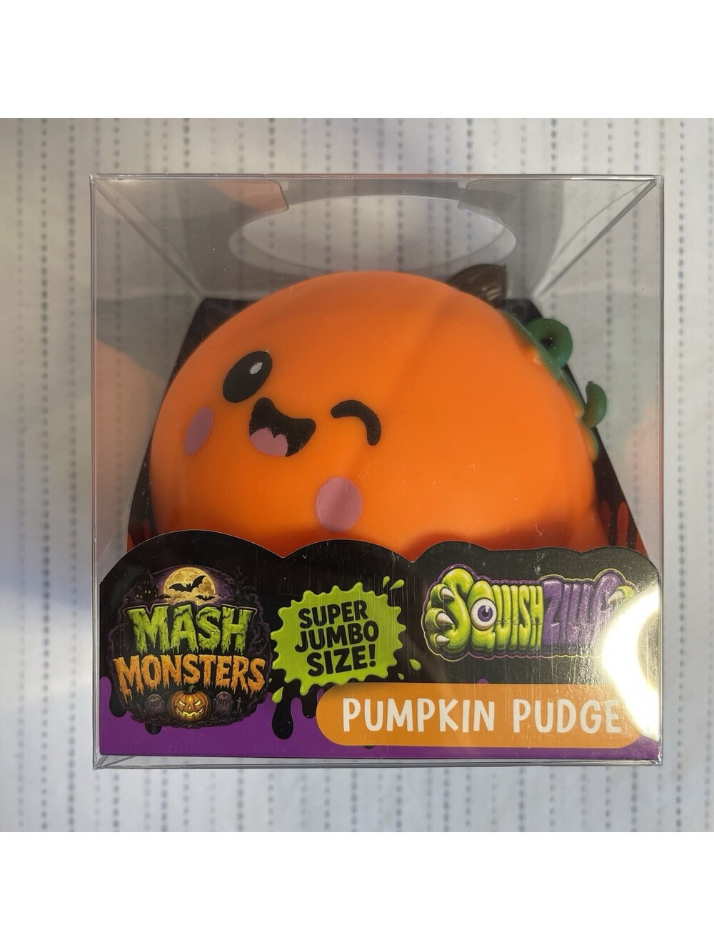 Jumbo Halloween Pumpkin Squishy Squeezy Cute Jack-o’-lantern Fundoh Squishzilla